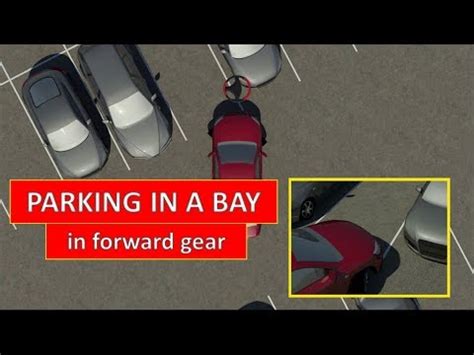 How to park in a bay in forward gear. The easiest driving.